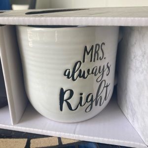 Mr. & Mrs mugs Mr right Mrs always right